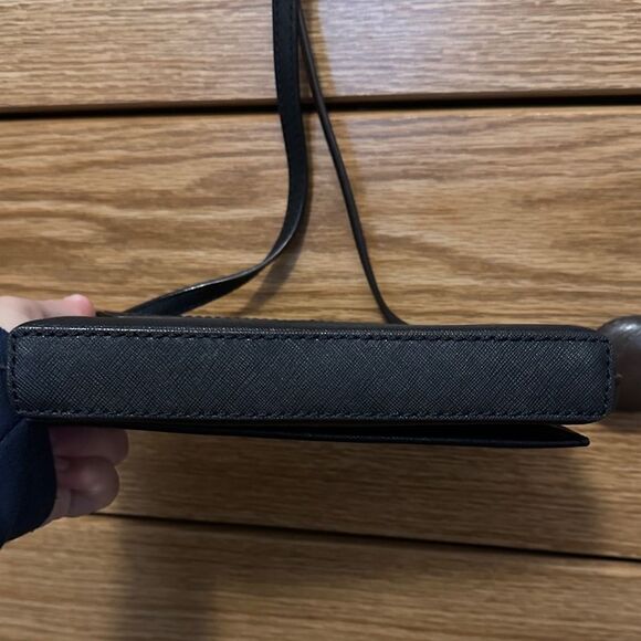 Kate Spade Black Crossbody Bag with Silver Logo - Picture 4 of 6